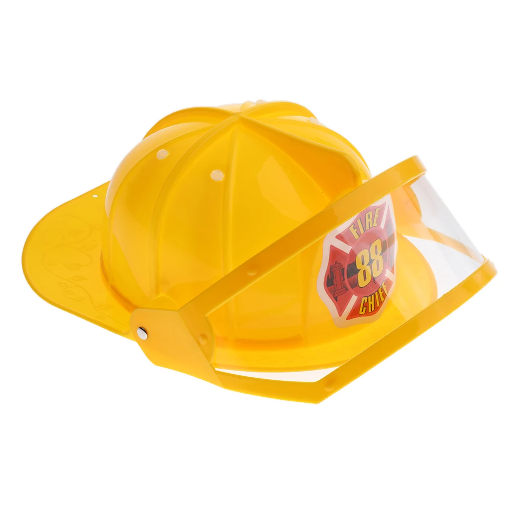 Fireman Safety Helmet Fire Fighters Hap Costume Party Cosplay ACCS Kids Toy