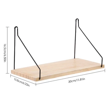 

Nordic Style Wood Wall Storage Shelf Wall Hanging Rack Container Bookshelf DIY Decoration Display Stand For Children Room Kids