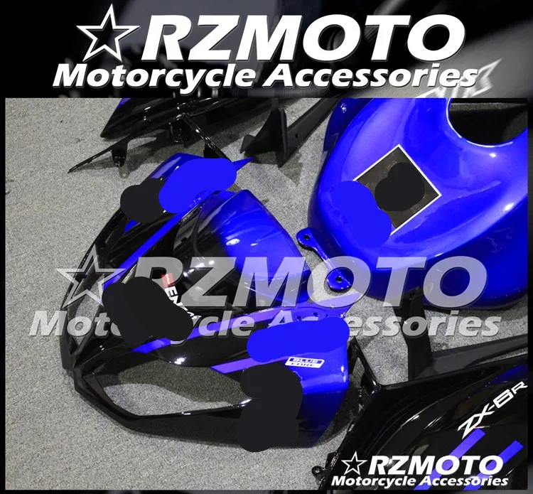 Мотоциклетный обтекатель abs Подходит для Kawasaki ZX6R 636 599 ZX-6R 2009 2010 2011 2012 корпусные детали пресс-форм Магазин № 0294