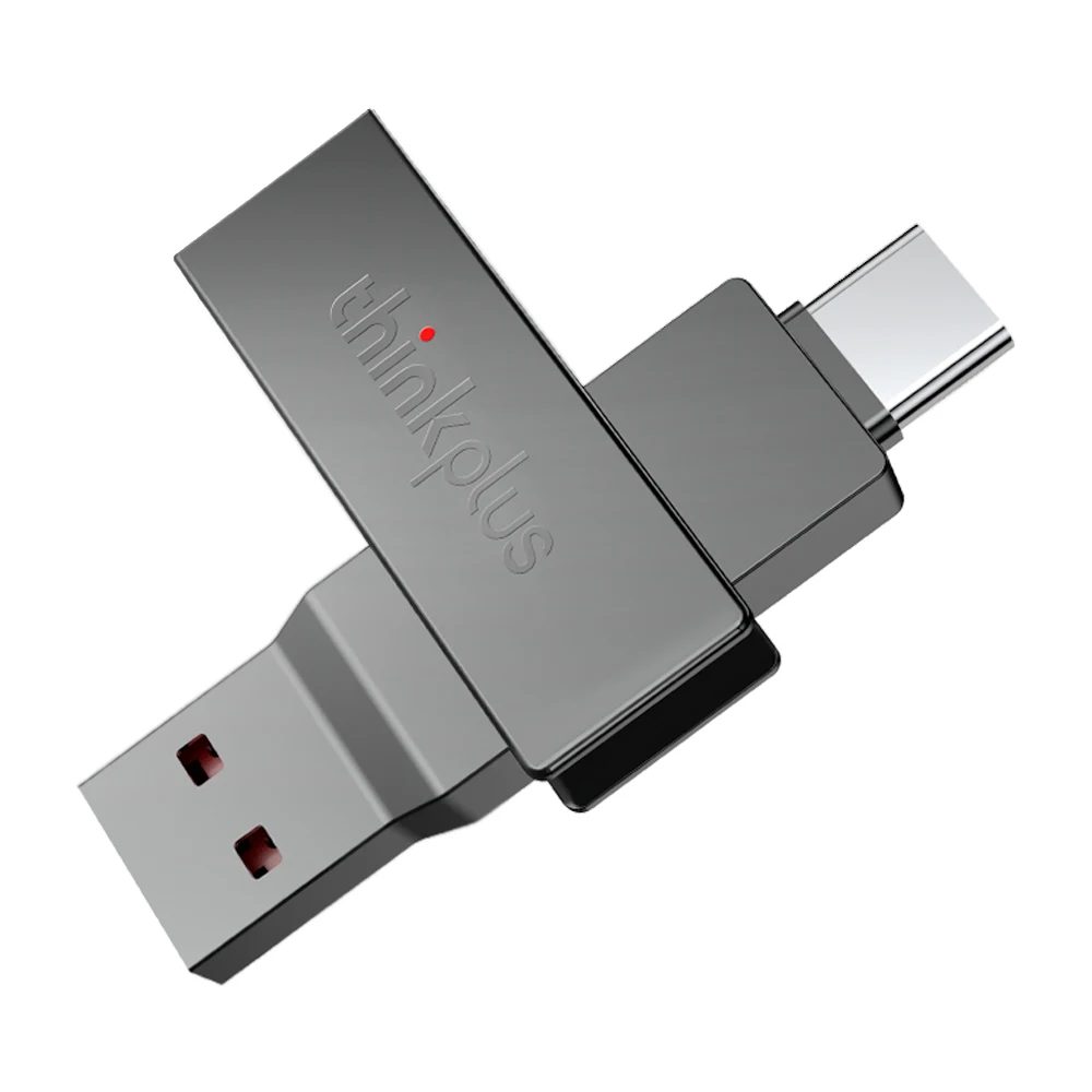 

Thinkplus mobile u disk metal usb flash drive Type-C &USB 3.1128g smart usb stick pendrive memory stick for android mobile phone