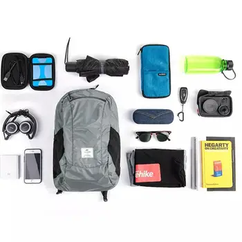 

Folding Backpack Handbag Camping Cycling Hiking Silicon Coating 30D Nylon Lightweight Unisex Diagonal Package