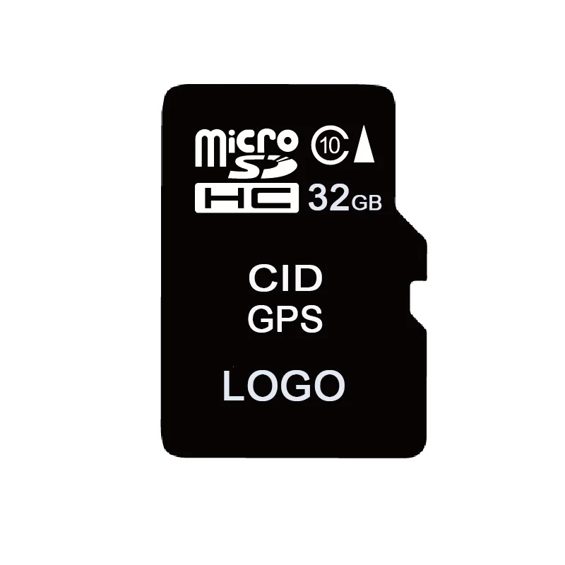 10PCS CID GPS 8GB 16GB 32GB 64GB TF/SD card Memory Card modification CID TransFlash navigation high speed Custom for Car GPS best memory card Memory Cards