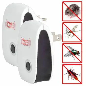 

Electronic Pest Repeller Ultrasonic Mosquito Repeller Mouse Rat Mosquito Control Insect Reject