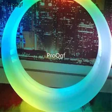 Ngryise 1 Набор диаметр 130 см светодиодный Сияющий стул случайного цвета