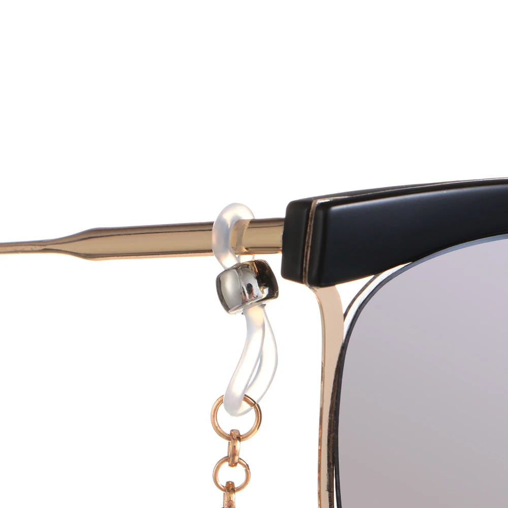 Женские солнцезащитные очки с цепочкой, жемчужные стразы, держатель для очков, ремешок, ожерелье, держатель из нержавеющей стали, аксессуары для очков
