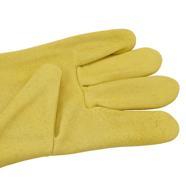 1Set Méhészeti Kesztyű Kecskebőr Méh Betartása A Szellőztetett Méhész Hosszú Ujjú Felszerelések Szerszámok - Image 3