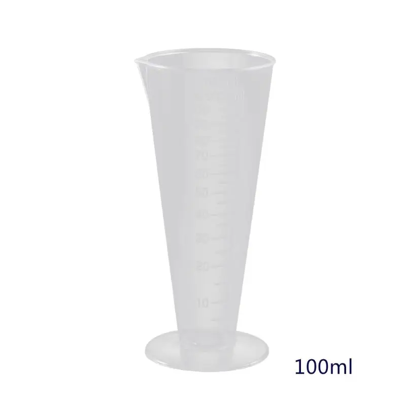 1 шт 100 мл лабораторная бутылка лабораторная кухня пластиковый мерный стакан
