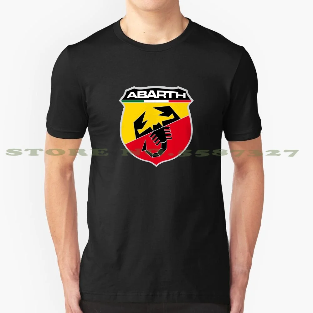 Футболка Abarth для мужчин и женщин цвет черный/белый/зеленый/красный спортивные
