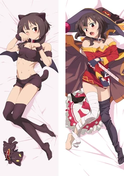 

2019 update Japan Anime KonoSuba God's Blessing on This Wonderful World! Dakimakura body pillow cover Hugging Pillow Case cover