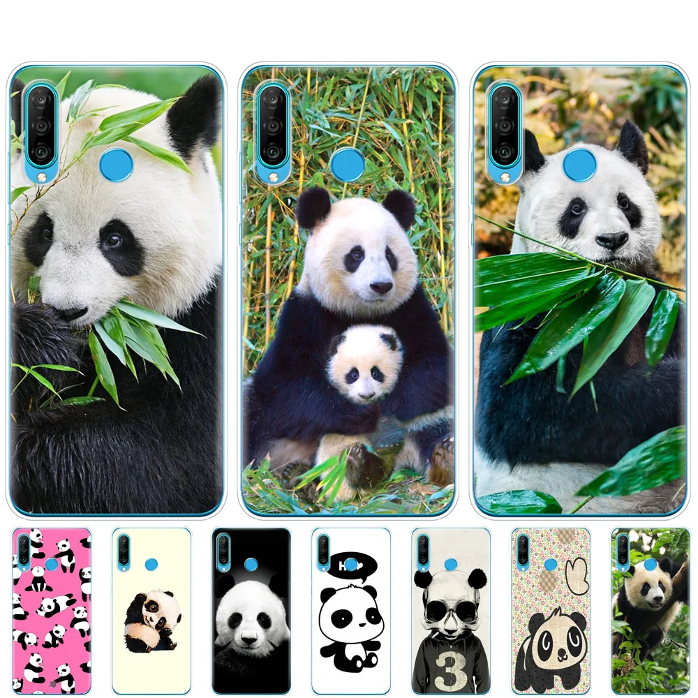 Custodia Per Honor 20 Lite View 30 V 30 Pro Plus Cover Per Huawei Honor 20S 9A 9C 9S 9X Premium 7S 8A Custodia Lovely Chinese Panda