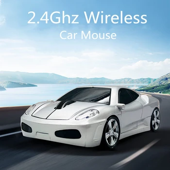 

Optical Wireless USB Mouse Ergonomic Car Auto Shape Computer Mause 1600 DPI Small Portable PC Office Mice For Kid Boy Gift Toy