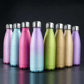 

500ML New Design Cola Vacuum Flask Stainless Steel Eco-friendly Hot Cold Thermos Insulated Water Bottle for Sport Bottle