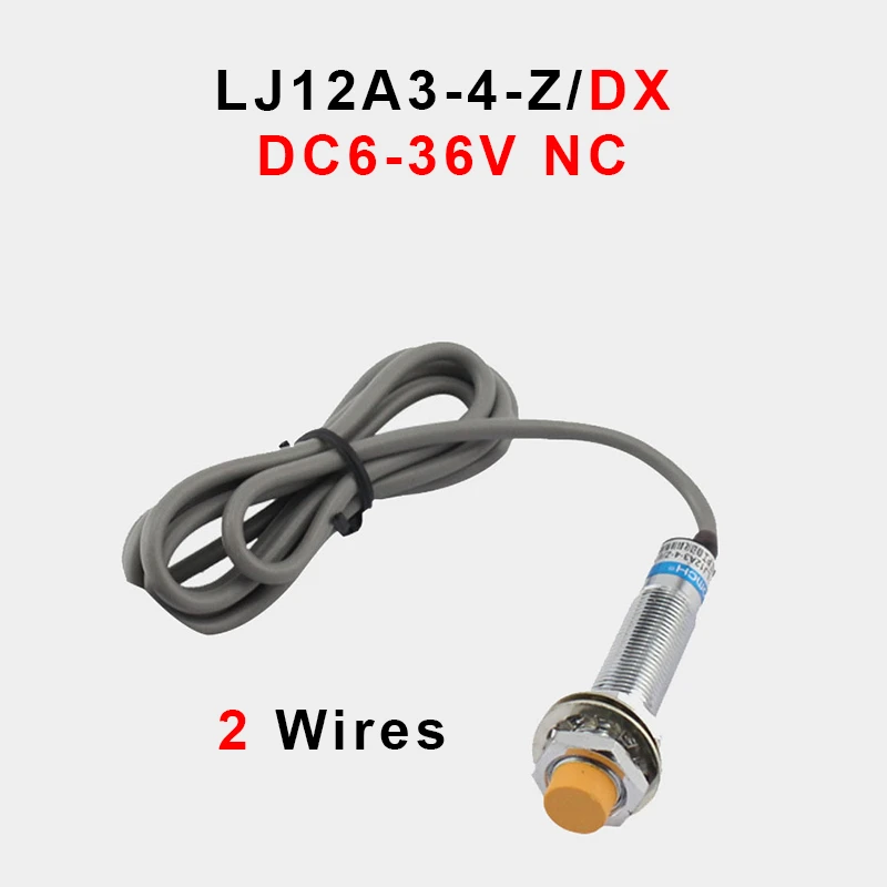 Inductive Proximity Sensor Switch Detection PNP NPN NO/NC DC 6V-36V M12 LJ12A3-4-Z/BX/AX/CX/BY/AY/CY/EX/DX/EZ/DZ rubber switch cap Wall Switches