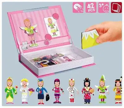 Детский Diy магнетизм фигуры из мозаики 3D детские Tangram головоломки мультфильм образовательная игрушка детский подарок динозавр животное - Цвет: 8726-1