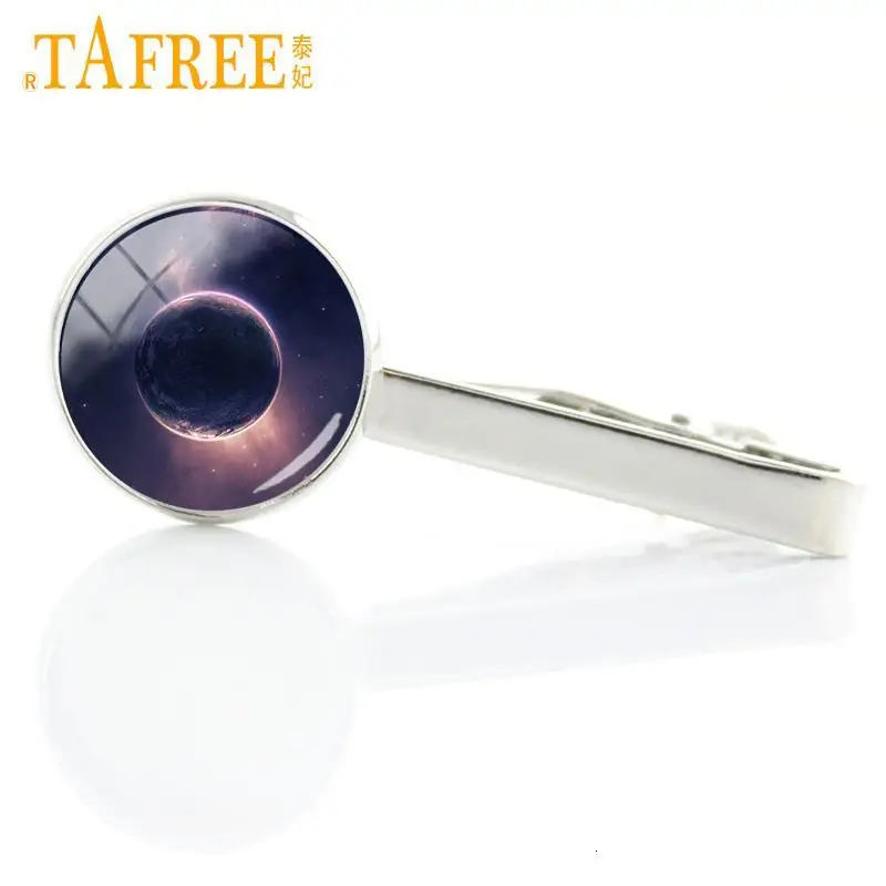 TAFREE, элегантная мода, галактика, космос, туманность, зажим для галстука, высокое качество, деловой мужской зажим для галстука, аксессуары для свадебного платья, ювелирные изделия A320