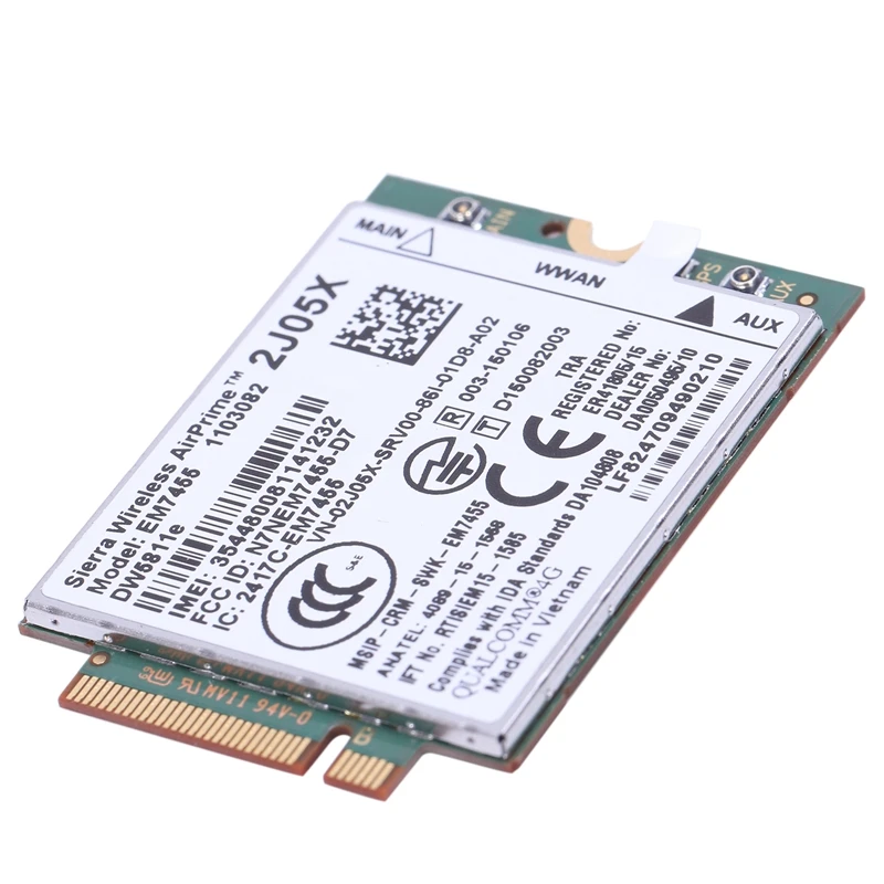 WIRCARD New EM7455 DW5811E PN 8J6X0 FDD/TDD LTE CAT6 4G Module 4G Card for E7270 E7470 E7370 E5570 E5470 Precision 7720 7520