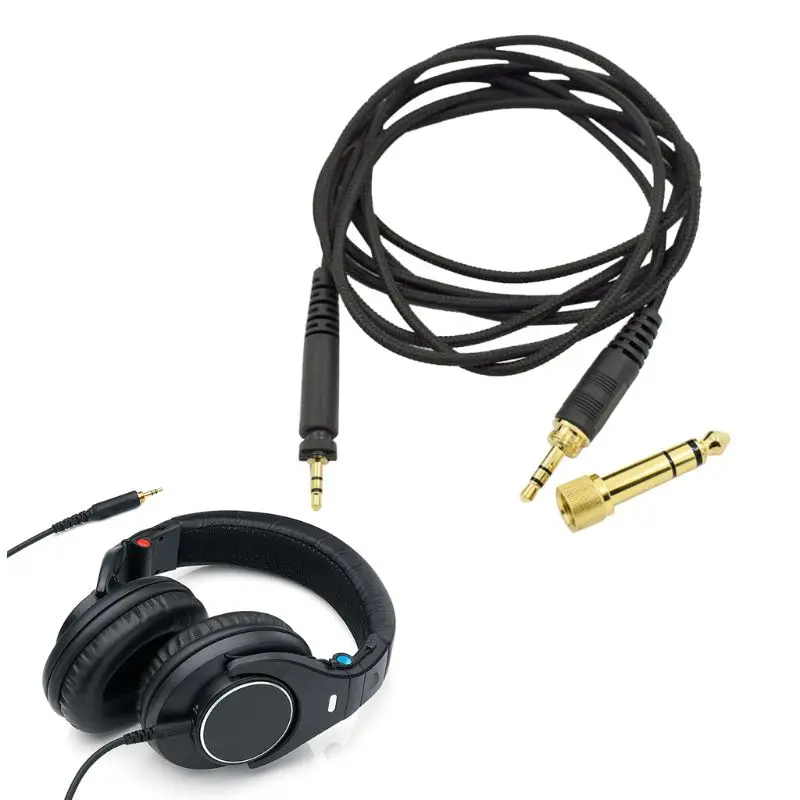 1 предмет плетеный шнур, кабель для наушников для SRH440 840 940 для PHILIPS SHP9000 SHP8900 гарнитура