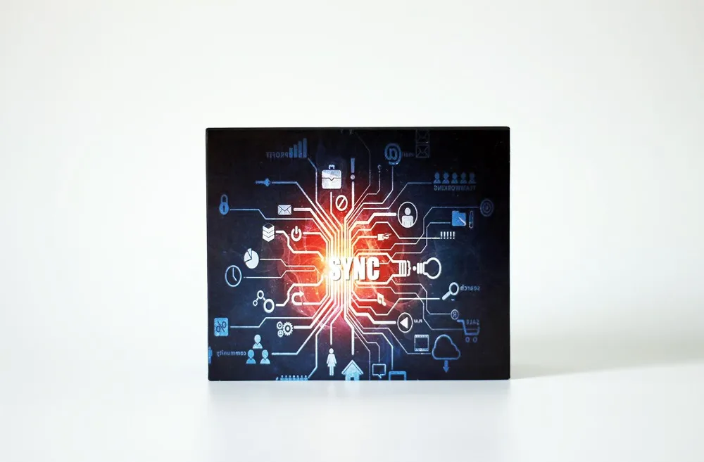 Psychic Sync Mini Board умные фокусы реквизит Gimmicks иллюзии крупным планом, сценическое предиумение выбранная карта волшебника, высокотехнологичный