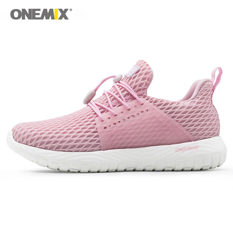 Женские кроссовки для бега ONEMIX красивые спортивные лоферы сетчатые дизайнерские