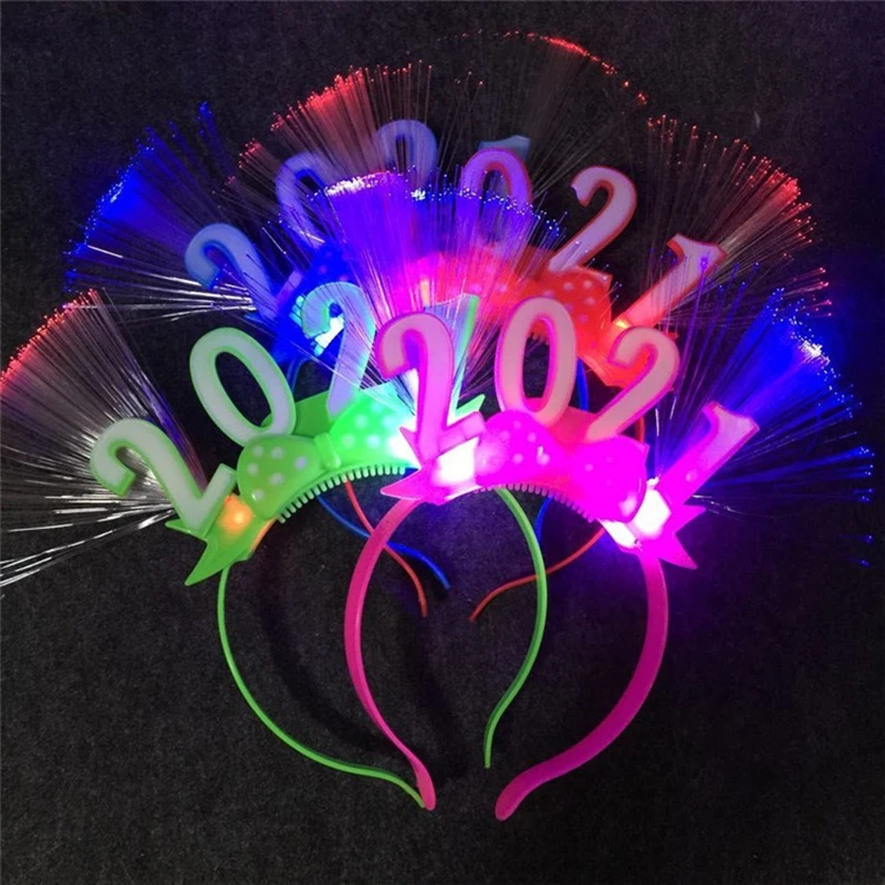 

1 PC Flashing Led Glasses Luminous Light Up Gift Glowing Headband Blinking Eye Wear 2021 New Year Gift Ramdom color