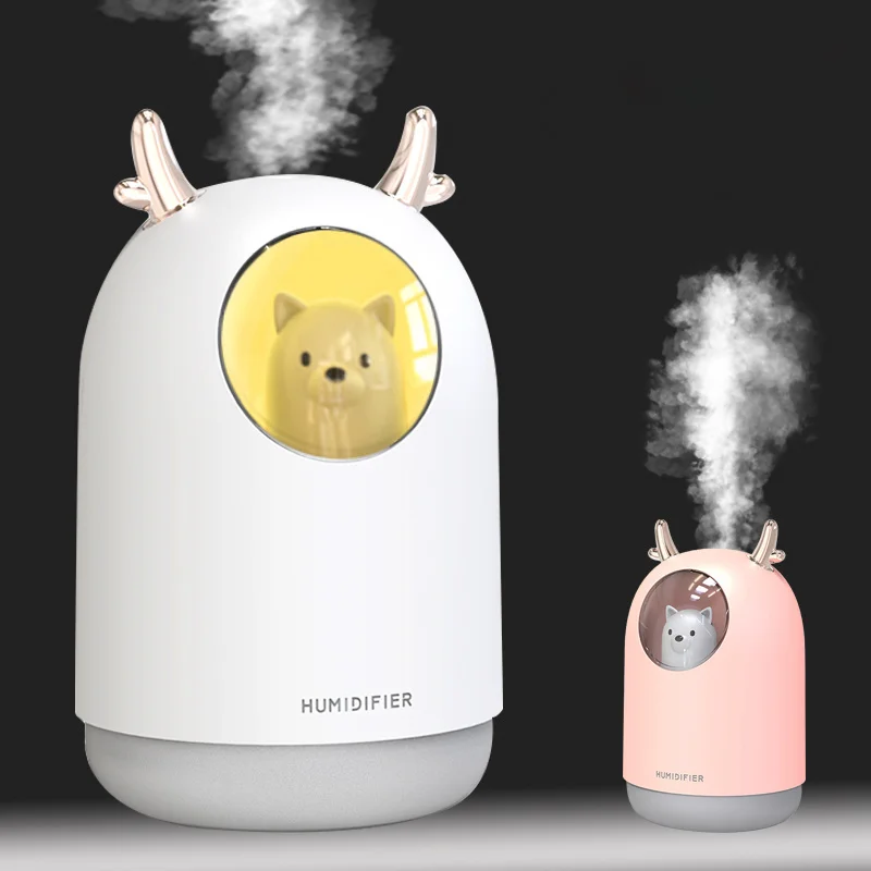

2019 New Ultrasonic Air Humidifier 300ML USB Mini Humidifiers Aromatherapy Essential Oil Diffuser Home Air Purifier Mist Maker