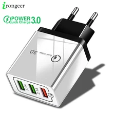 Chargeur rapide 3.0 USB QC3.0 QC chargeur rapide de téléphone USB pour Xiao mi mi Note 10 iPhone 11 Pro chargeur de téléphone portable(China)