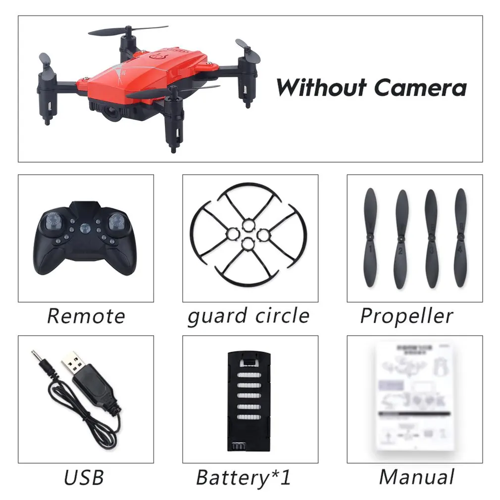 red LF602 2,4G FPV складной мини RC Дрон Квадрокоптер игрушки с 720P HD Wi-Fi камера жесты селфи высота удержания самолета подарок для ребенка - Цвет: red