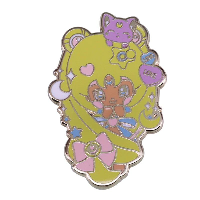 Sailor Moon каваи пастельные отворот pin аниме fandom art fantasy collection | Украшения и аксессуары