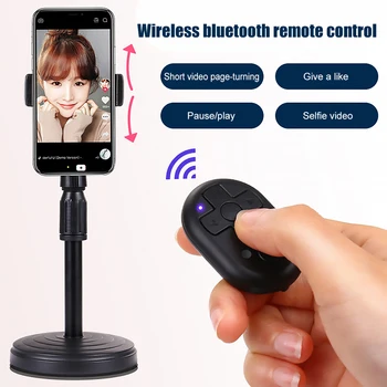 

Hot Bluetooth Remote Camera Shutter Release Button For Selfie Camera Controller Bluetooth Remote Button For iPhone Android