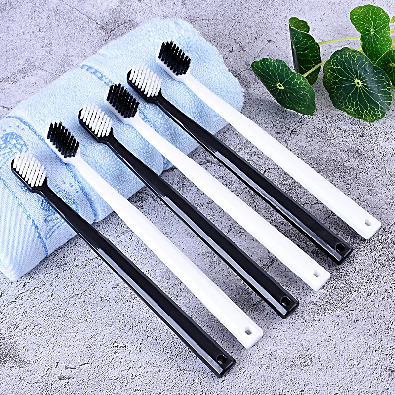 Зубная щетка с бамбуковым углем Экологичная зубная Ультрамягкая для пар головки