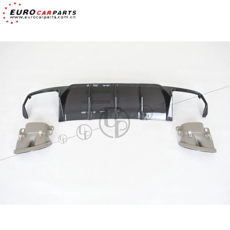 Диффузор E63 с наконечниками для выхлопной трубы подходит MB E class W212 to B style diffuser