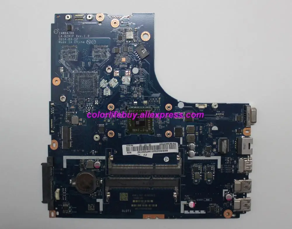 

Genuine 5B20G37223 ZAWBA/BB LA-B291P w E1-6010 Laptop Motherboard Mainboard for Lenovo B50-45 Notebook PC