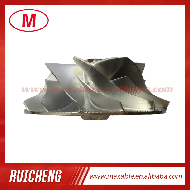 GT15-25 50.00/68.01mm 7+7 블레이드 고성능 터보차저 빌렛/밀링/알루미늄 2618 컴프레서 휠