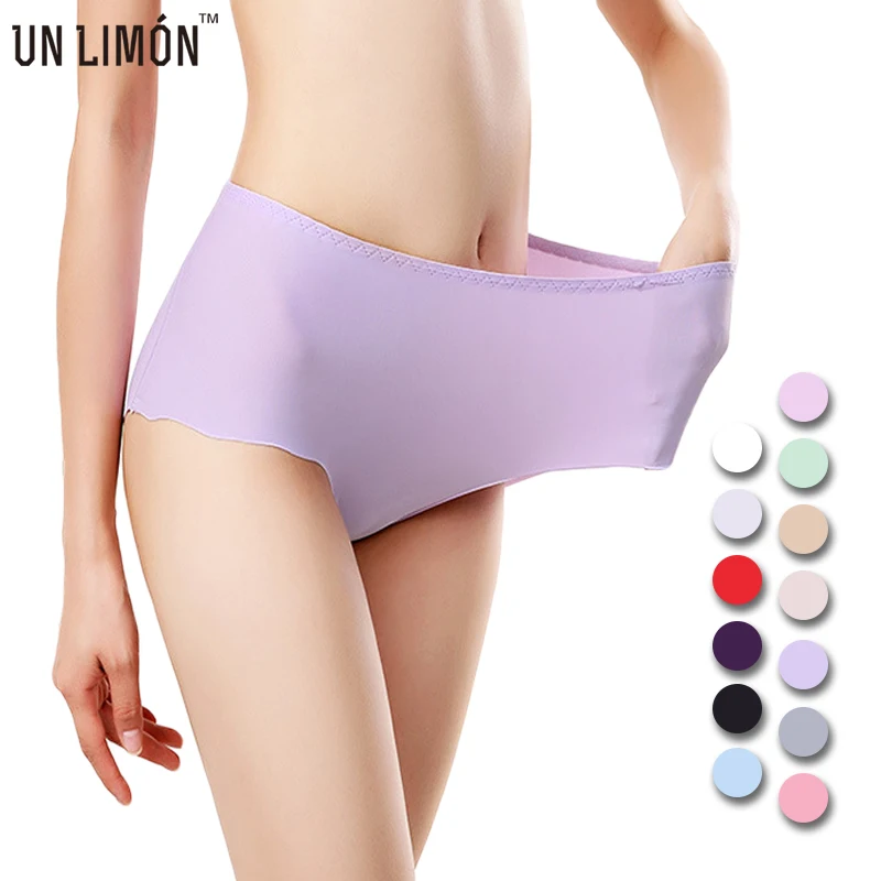 Женские трусы большого размера шелковистые Трусы со средней посадкой мягкое