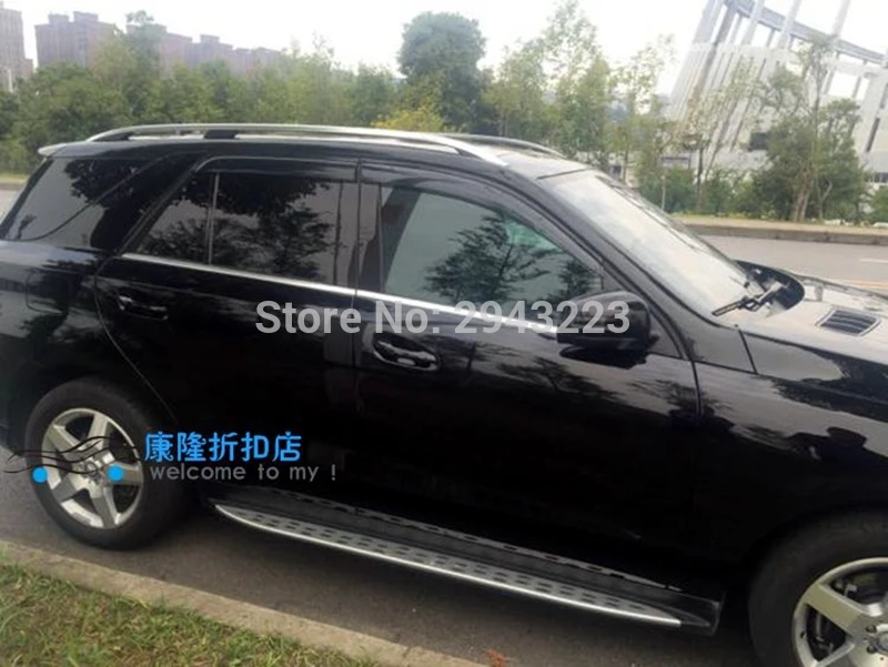 Для BENZ GL350 GL450 GL500 GL550 2006-2018 ABS Пластиковый защитный козырек от солнца и дождя Delflector