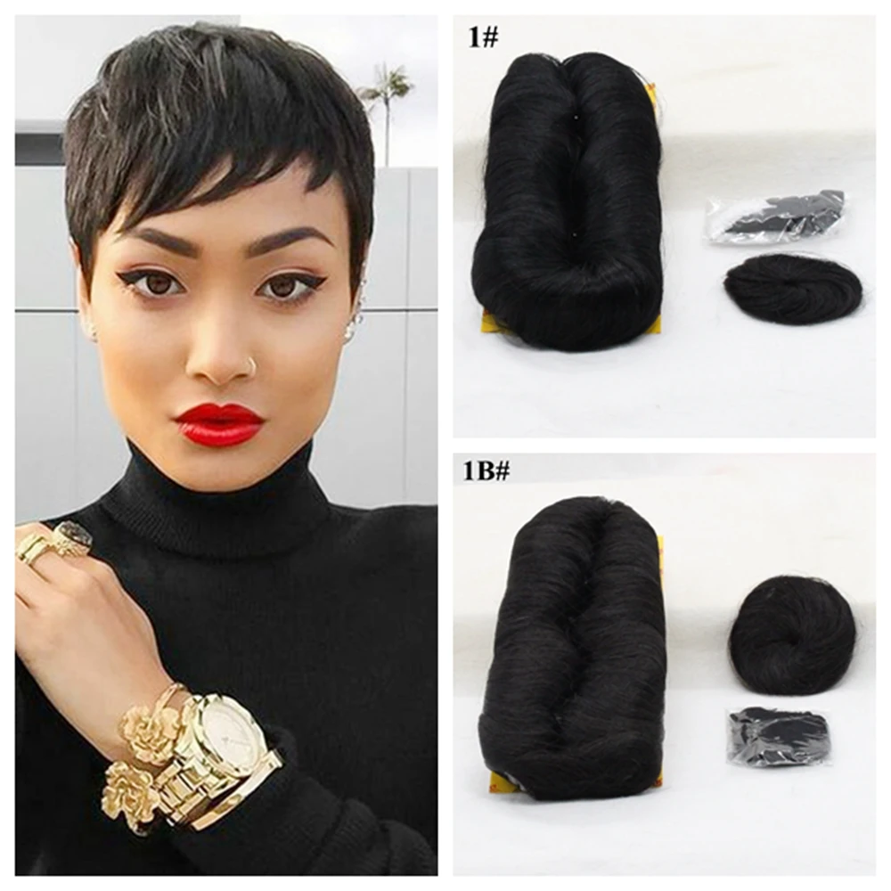 27 Pieces Bump Weave Hair With Closure Short Hair Weave Women Multi-layered  Double Weft Hair For Black Woman - Hat Wigs & Extensions - AliExpress