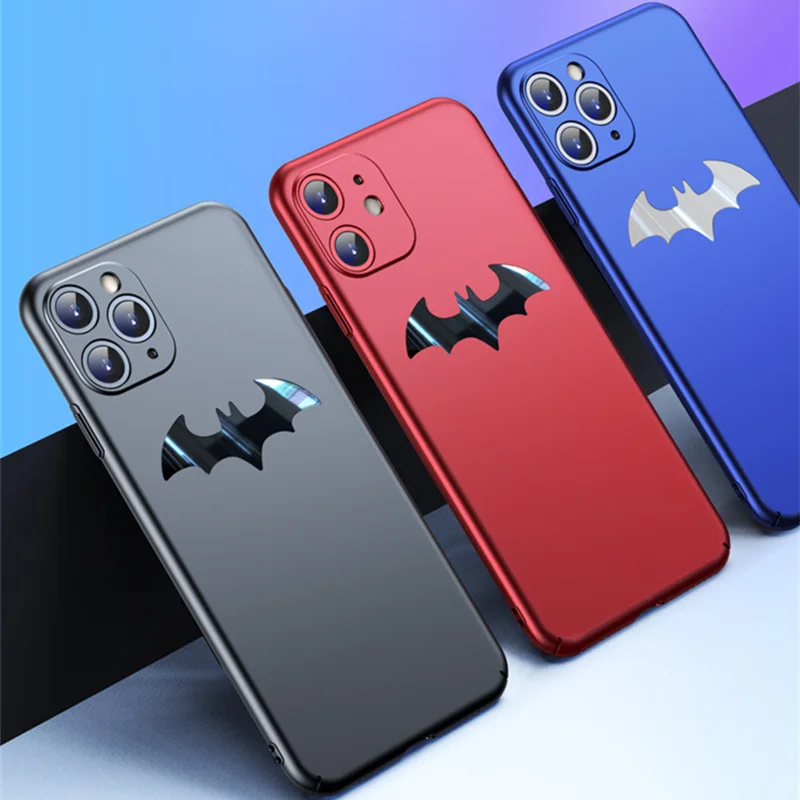 Металлический магнитный чехол летучая мышь для iPhone 12 11 Pro Max 6 6S 7 8 Plus XR XS SE 2020 ультра