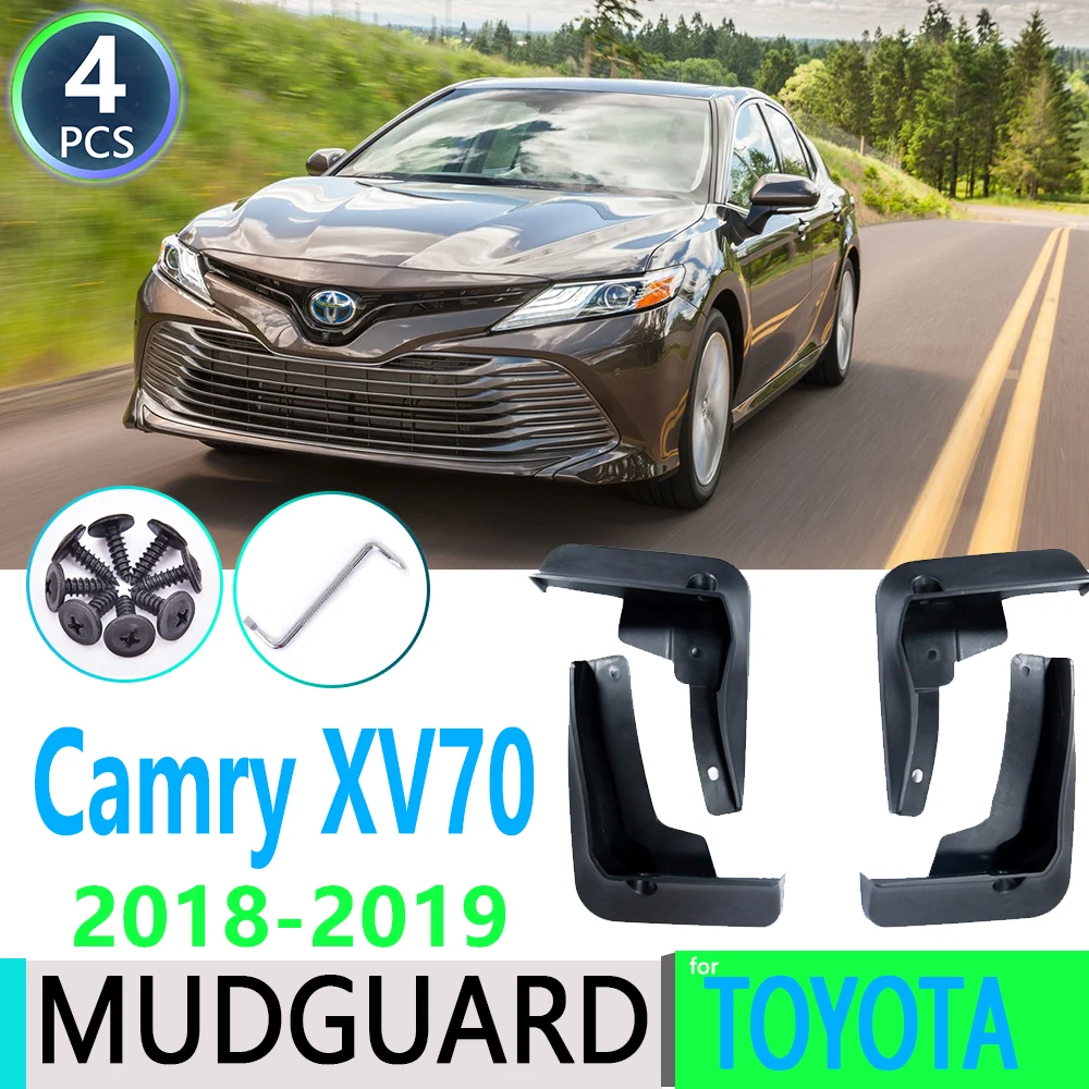 4 шт. передние и задние брызговики для Toyota Camry 2018 ~ 2019 XV70 | Автомобили мотоциклы