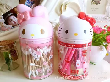 

30PCSMei Le pedicle cotton box melody makeup brush storage Box Toothpick Sundries Storage Beauty Tools