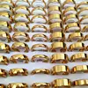 36pcs/lot  4mm 6mm 8mm Stainless Steel Rings Men Women Couples Jewelry 1