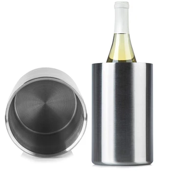 

Double Layer Thick Cylinder Insulation Home-Bar Beer Wine Cooler Ice Bucket