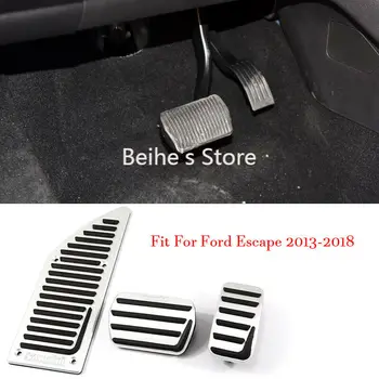 

Car Alloy Accelerator Gas Brake Footrest Pedal Plate Pad Cover Fit For Ford Escape
