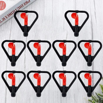 

10PCS Irrigation Spray-Head Automatic Small Sprayer Red Heart Micro Spray Nozzle Plastic Butterfly-shaped Spray Head for Park Ga