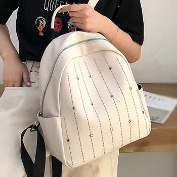 

Women Backpack for Girls Fashion Shoulder Bag for Women Casual PU Leather Bag Backpack Female Backpack