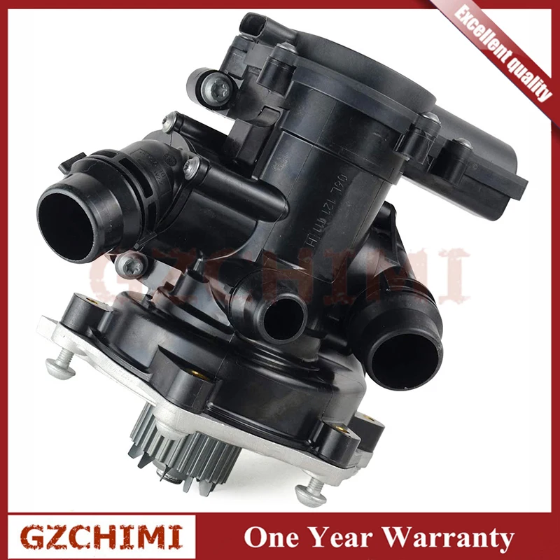 • Termostato Del Liquido Di Raffreddamento Elettrico Per Volkswagen Passat Golf Beetle Audi Mk3 Tt A3 A4 S3