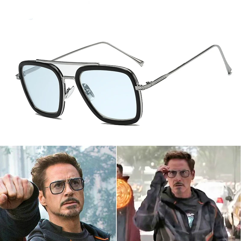2019 Movie Spider Far From Home Iron Man Glasses Spider Peter Parker Cosplay Edith Sunglasses