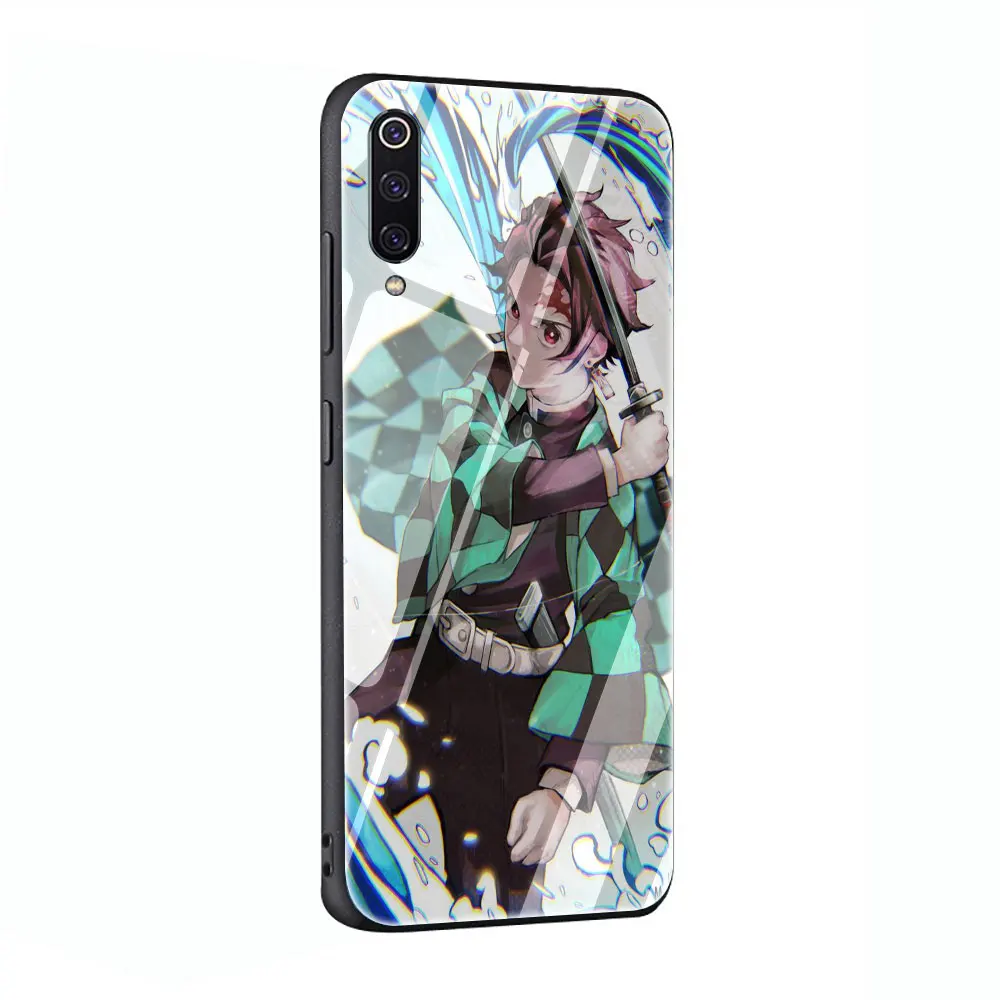G9 EWAU чехол для телефона из закаленного стекла Kimetsu no Yaiba с аниме демоном, чехол для Xiaomi mi A1 A2 8 9 Red mi 4X 6A Note 5 6 7 Pro F1 - Цвет: G9
