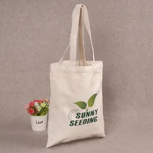 100 шт/партия индивидуальная печать Вашего логотипа холст Хлопковая Сумка-тоут рюкзак из натурального материала сумки для покупок