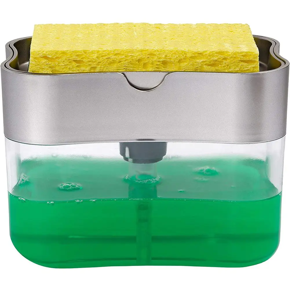 

Soap Dispenser Sponge Caddy Non-toxic Odorless Dispenser For Kitchen New High Quality Soap Dispenser Cleaning Accessories