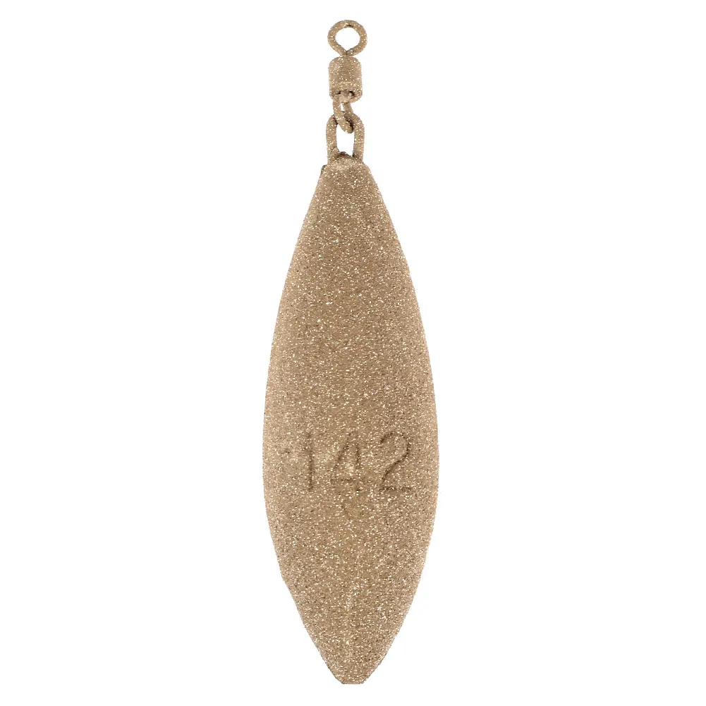 sand 142g Fishing Lead Sinker Fishing Scale Lead Olive Type Casting Rod Biomimetic Bait Plumb Bob Small Component Portable - Color: sand 142g